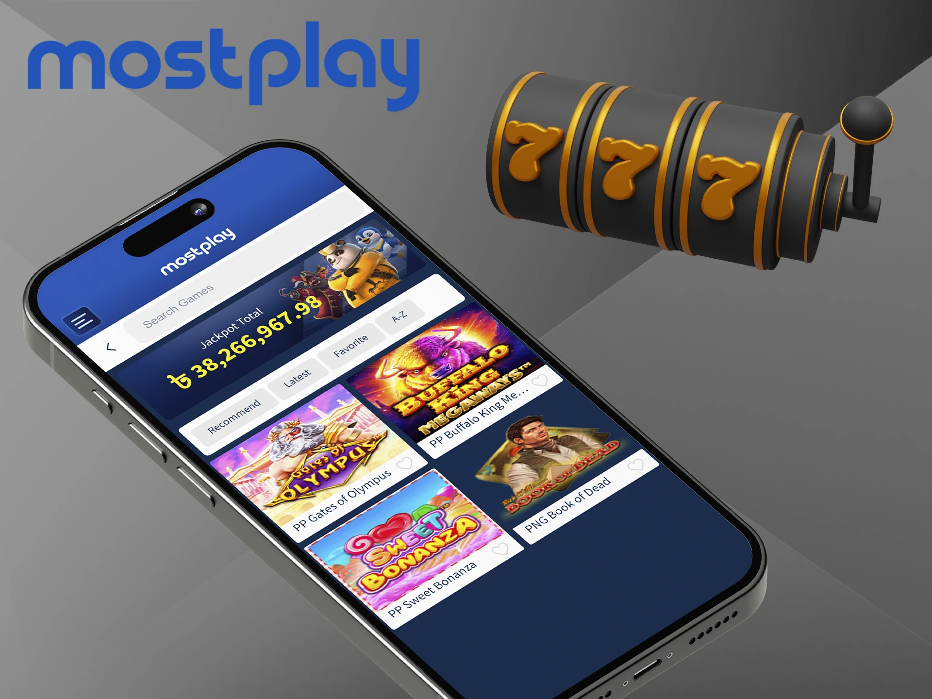 Play popular slots at Mostplay and win big.